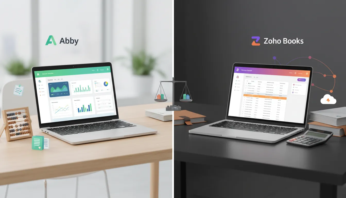 Abby vs Zoho Books : quelle comptabilité en ligne pour les TPE ?