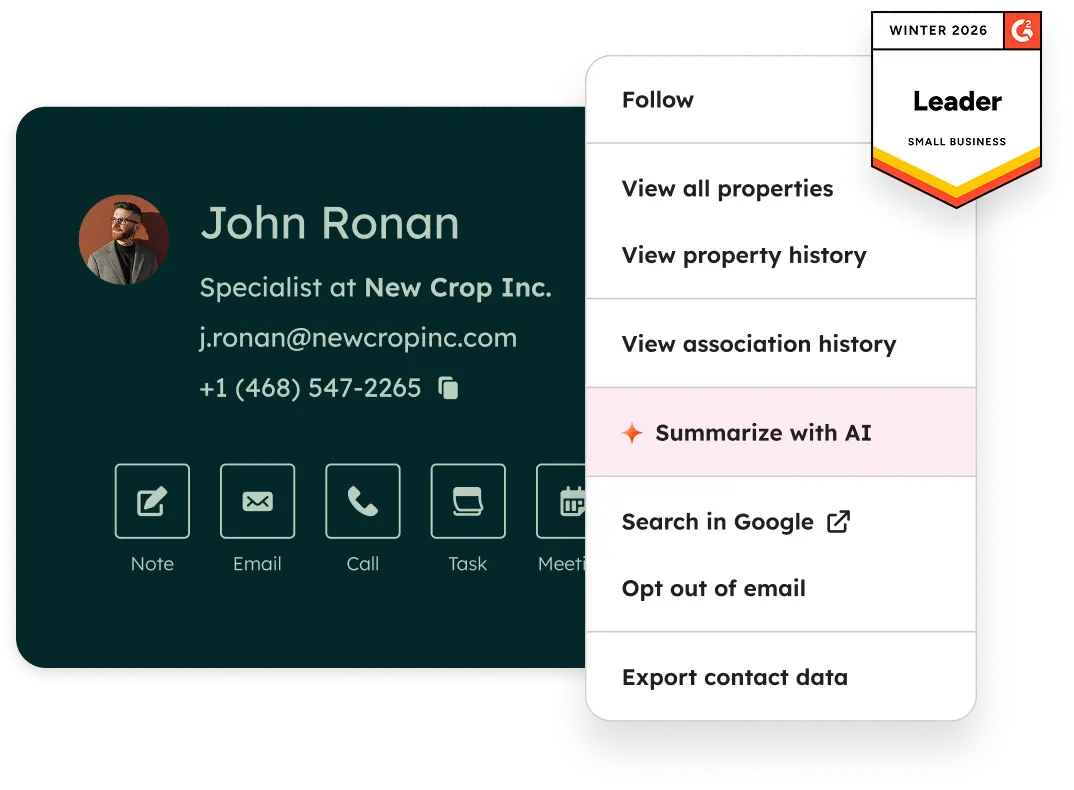 HubSpot CRM — hubspot.com